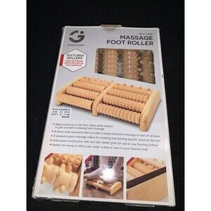 Smartgear Self Care Massage Foot Roller Textured Rollers Non-Slip Base NIB